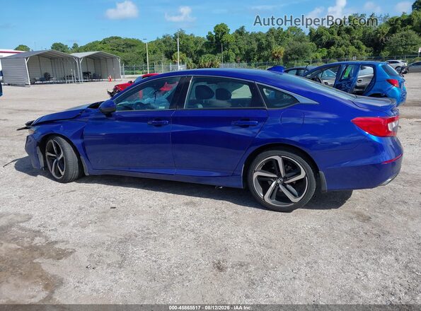 1HGCV1F3XKA044544 2019 HONDA ACCORD Dark Blue Vista interior trasera