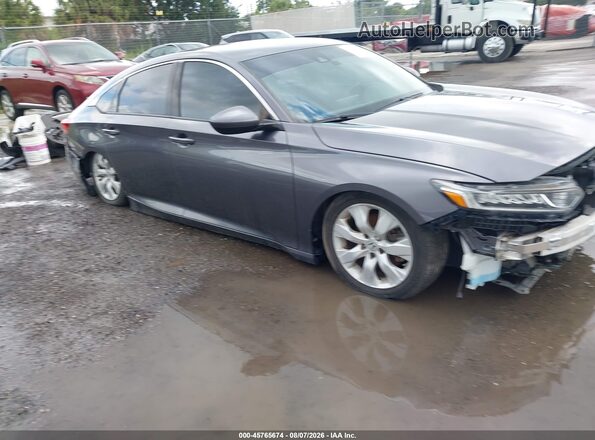 1HGCV1F3XKA063210 2019 HONDA ACCORD Gray ხელსაწყოთა პანელის ხედი