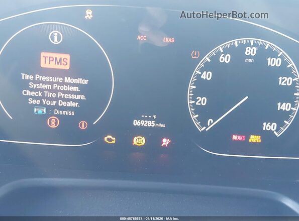 1HGCV1F3XKA063210 2019 HONDA ACCORD Gray უკანა სავარძლების ხედი