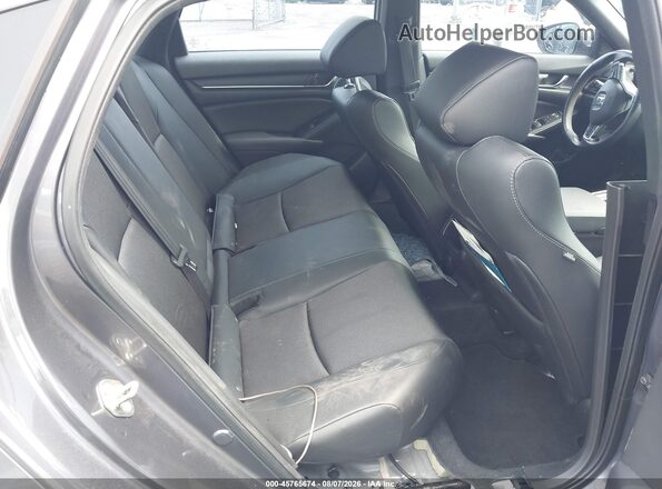 1HGCV1F3XKA063210 2019 HONDA ACCORD Gray VIN კოდის სტიკერის ხედი