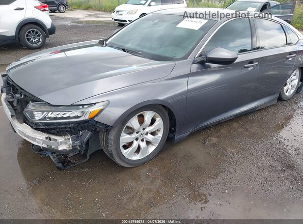 1HGCV1F3XKA063210 2019 HONDA ACCORD Gray წინა პანელის ხედი