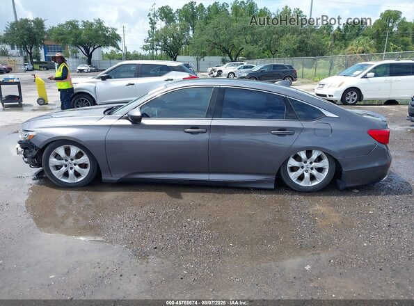 1HGCV1F3XKA063210 2019 HONDA ACCORD Gray 