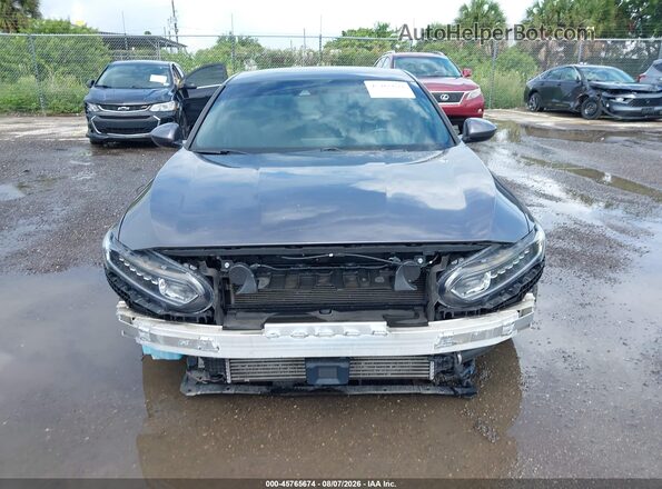 1HGCV1F3XKA063210 2019 HONDA ACCORD Gray 