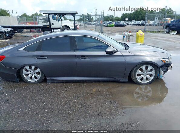 1HGCV1F3XKA063210 2019 HONDA ACCORD Gray 
