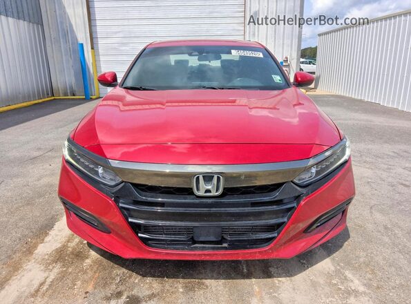 1HGCV1F3XKA072117 2019 HONDA ACCORD Red Vista frontal