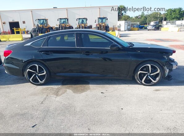 1HGCV1F3XKA074577 2019 HONDA ACCORD Черный Панорамный вид салона 360°