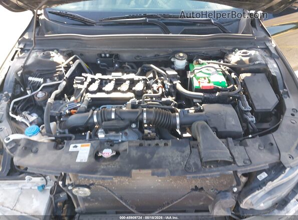 1HGCV1F3XKA074577 2019 HONDA ACCORD Черный Вид сзади