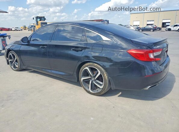 1HGCV1F3XKA103334 2019 HONDA ACCORD Черный Задняя левая четверть