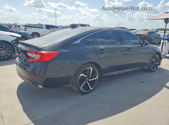 1HGCV1F3XKA103334 2019 HONDA ACCORD Черный Задняя правая четверть