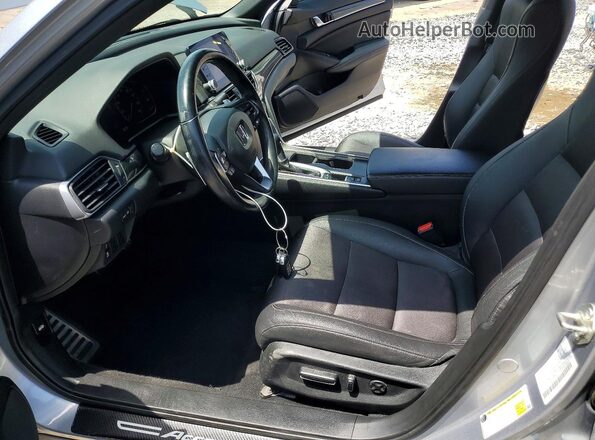 1HGCV1F3XLA010072 2020 HONDA ACCORD Silver წინა სალონის ხედი