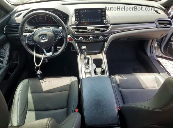 1HGCV1F3XLA010072 2020 HONDA ACCORD Silver წინა პანელის ხედი
