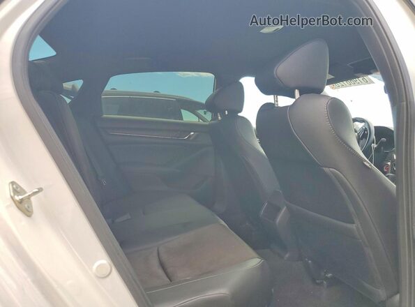 1HGCV1F3XLA102587 2020 HONDA ACCORD Белый Вид задних сидений