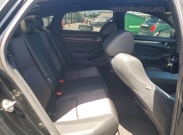 1HGCV1F3XLA139736 2020 HONDA ACCORD Черный Вид задних сидений