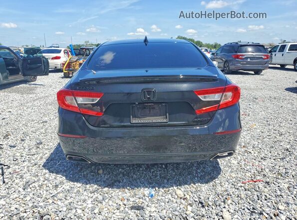 1HGCV1F3XLA139736 2020 HONDA ACCORD Черный Вид сзади