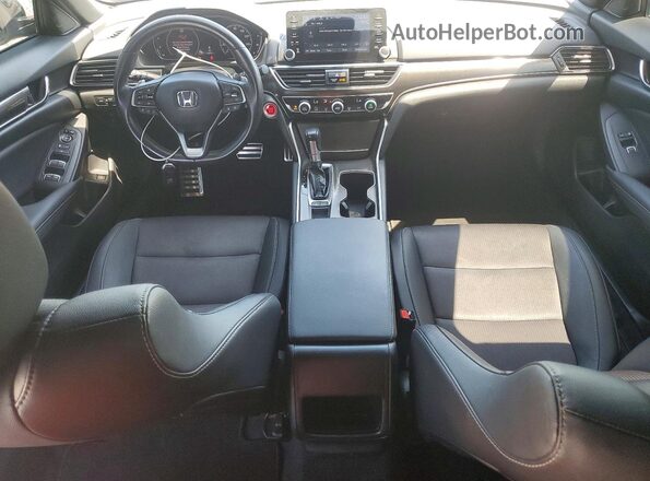 1HGCV1F3XLA139736 2020 HONDA ACCORD Черный Вид панели приборов
