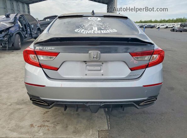 1HGCV1F3XMA067101 2021 HONDA ACCORD Two Tone Rear view