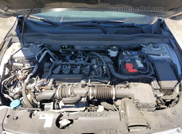 1HGCV1F3XMA072329 2021 HONDA ACCORD Silver Rear interior view