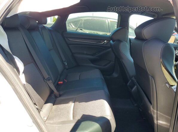 1HGCV1F3XMA072329 2021 HONDA ACCORD Silver Rear seats view