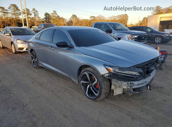 1HGCV1F3XMA078289 2021 HONDA ACCORD Silver Delantero derecho