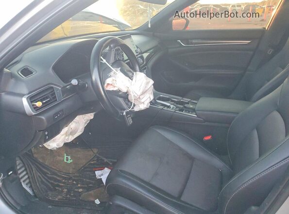 1HGCV1F3XMA078289 2021 HONDA ACCORD Silver Vista interior delantera