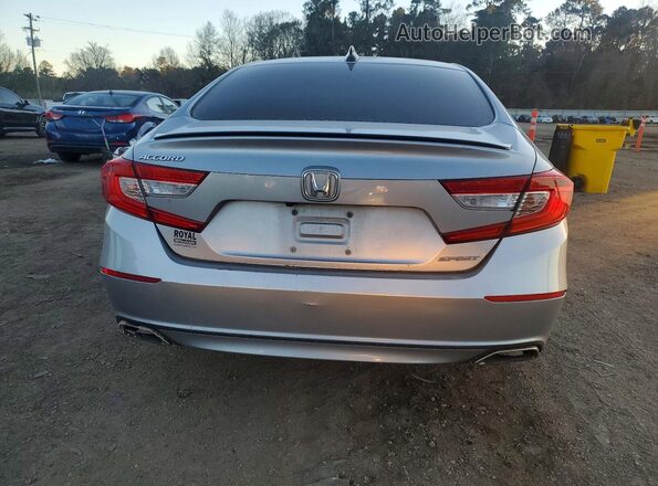 1HGCV1F3XMA078289 2021 HONDA ACCORD Silver Vista trasera