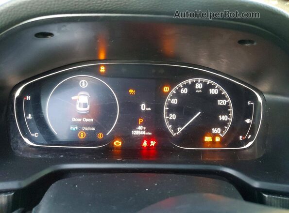 1HGCV1F3XMA078289 2021 HONDA ACCORD Silver Vista del cuadro de instrumentos