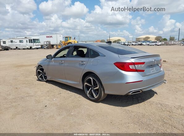 1HGCV1F3XMA098655 2021 HONDA ACCORD Silver Tył lewy