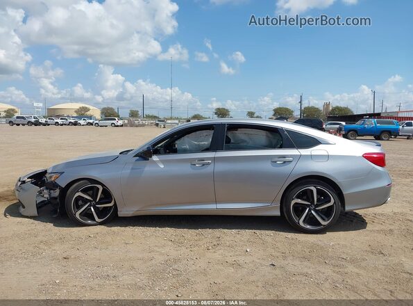 1HGCV1F3XMA098655 2021 HONDA ACCORD Silver 