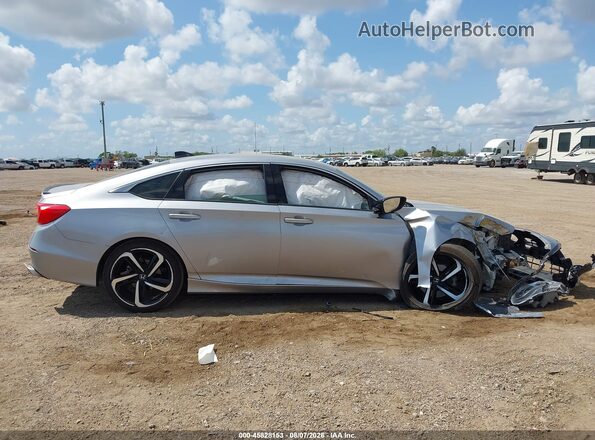 1HGCV1F3XMA098655 2021 HONDA ACCORD Silver Widok wnętrza 360 stopni