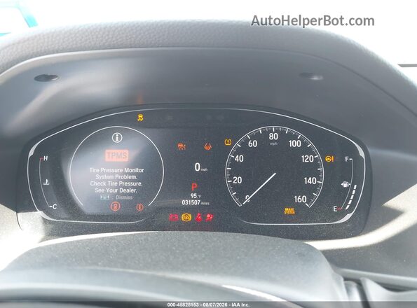 1HGCV1F3XMA098655 2021 HONDA ACCORD Silver Widok tylnych siedzeń