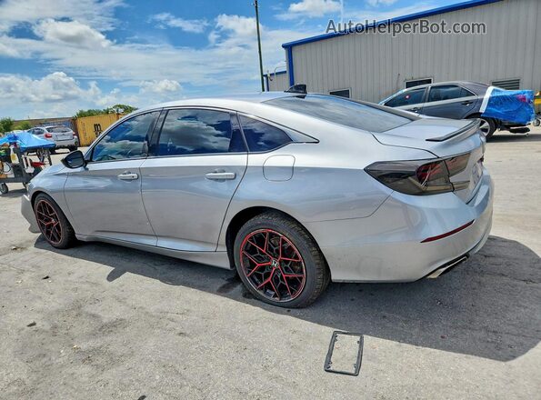 1HGCV1F3XMA103353 2021 HONDA ACCORD Silver Հետևի ձախ