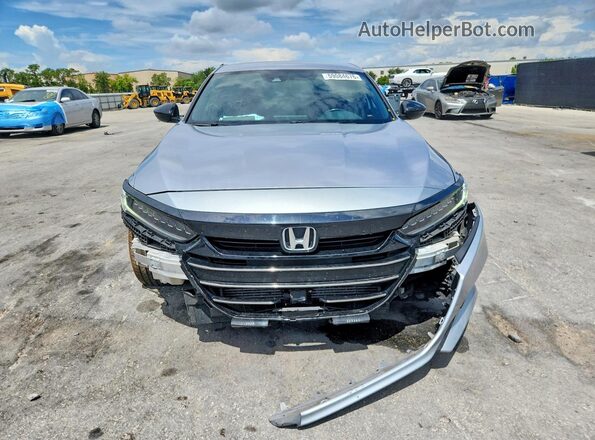 1HGCV1F3XMA103353 2021 HONDA ACCORD Silver Դիմացի տեսք