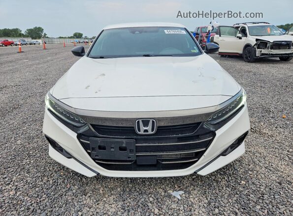 1HGCV1F3XMA108634 2021 HONDA ACCORD White Vista frontal