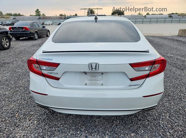 1HGCV1F3XMA108634 2021 HONDA ACCORD White Vista trasera