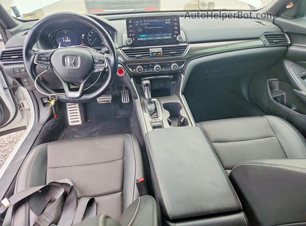 1HGCV1F3XMA108634 2021 HONDA ACCORD White Vista del salpicadero