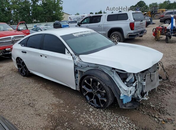 1HGCV1F3XNA080786 2022 HONDA ACCORD White Передня права чверть