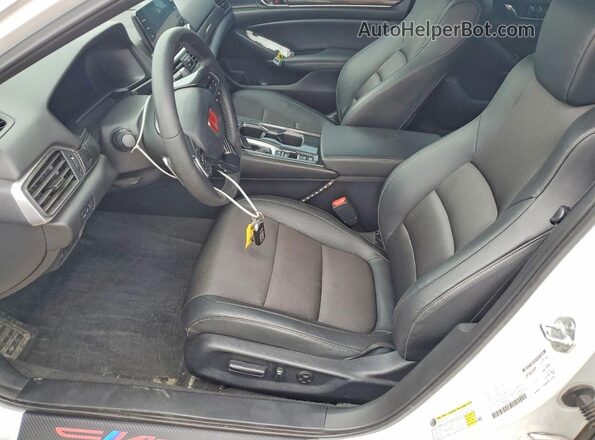 1HGCV1F3XNA080786 2022 HONDA ACCORD White Вид салону спереду