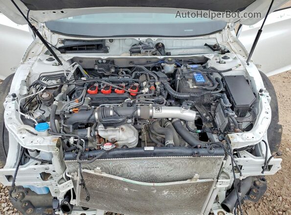 1HGCV1F3XNA080786 2022 HONDA ACCORD White Вид задньої частини салону