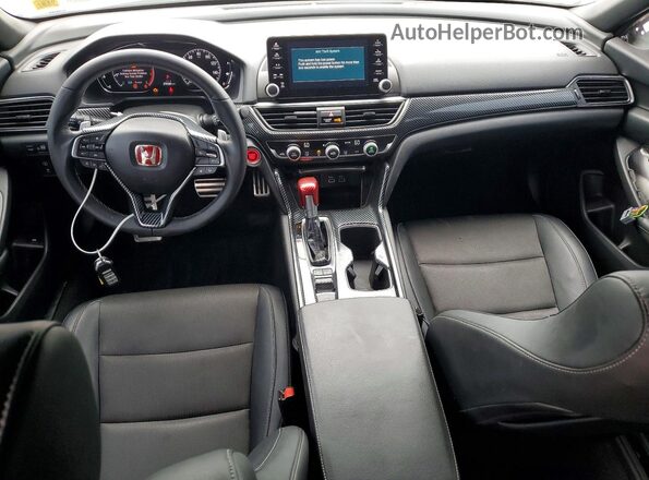 1HGCV1F3XNA080786 2022 HONDA ACCORD White Вид панелі приладів