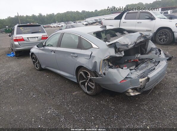 1HGCV1F3XNA084045 2022 HONDA ACCORD Blue Հետևի ձախ