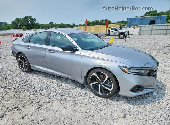 1HGCV1F3XNA086765 2022 HONDA ACCORD Gray Передня права чверть