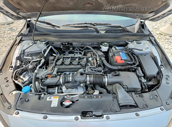 1HGCV1F3XNA086765 2022 HONDA ACCORD Gray Вид задньої частини салону