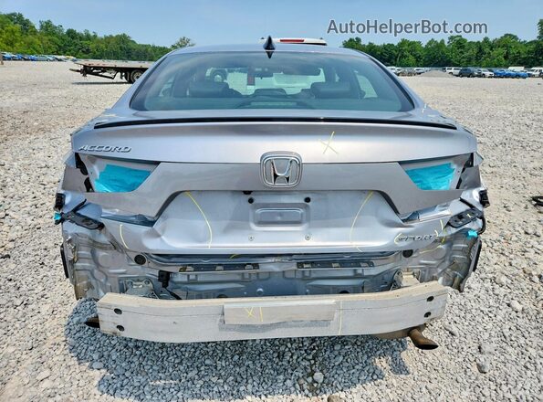 1HGCV1F3XNA086765 2022 HONDA ACCORD Gray Вид ззаду