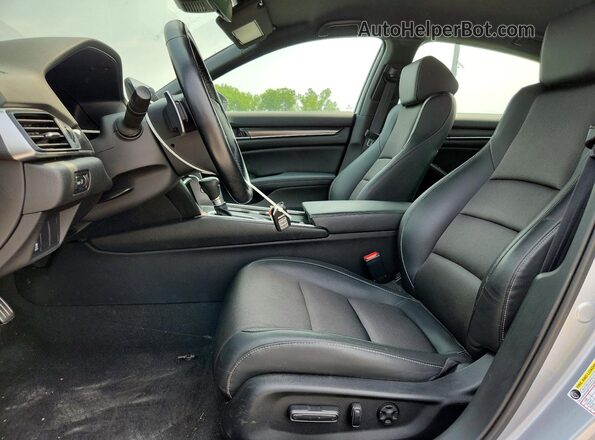 1HGCV1F3XNA086765 2022 HONDA ACCORD Gray Вид салону спереду