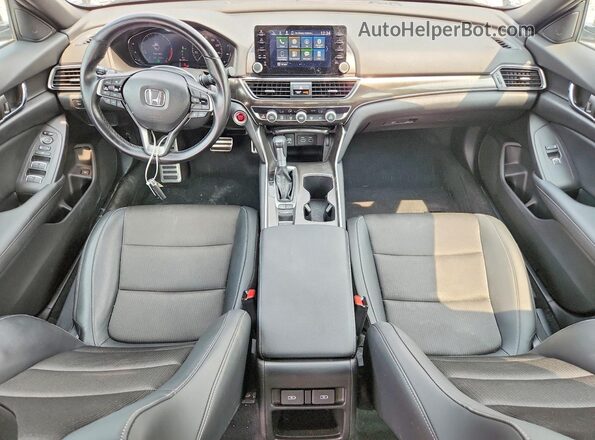 1HGCV1F3XNA086765 2022 HONDA ACCORD Gray Вид панелі приладів