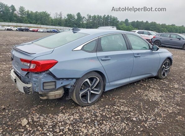 1HGCV1F3XNA087608 2022 HONDA ACCORD Серый Задняя правая четверть