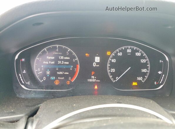1HGCV1F3XNA087608 2022 HONDA ACCORD Серый Вид щитка приборов