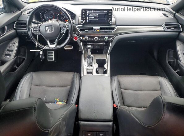 1HGCV1F3XNA087608 2022 HONDA ACCORD Серый Вид панели приборов