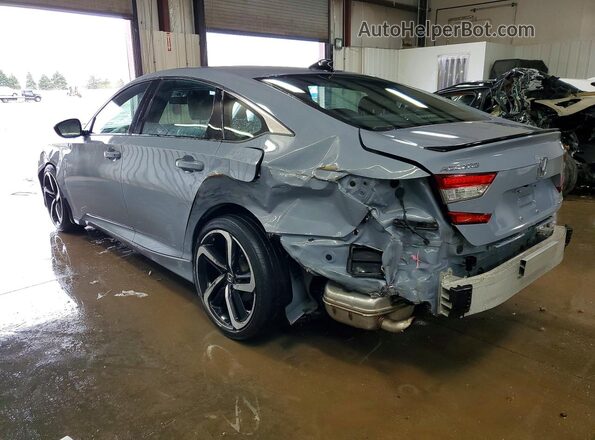 1HGCV1F3XNA099466 2022 HONDA ACCORD Gray Задня ліва чверть