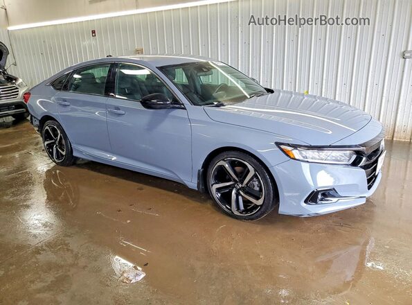 1HGCV1F3XNA099466 2022 HONDA ACCORD Gray Передня права чверть